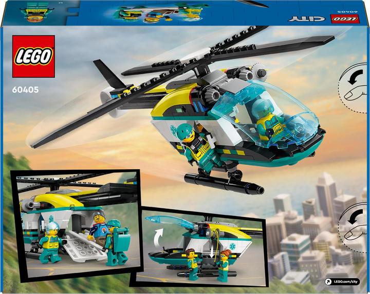 Immagine prodotto LEGO Elicottero di soccorso (60405, LEGO City)