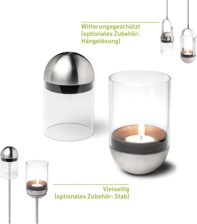 Produktbild Höfats Windlicht GRAVITY CANDLE M90 (1 x, 8 x 13 cm)