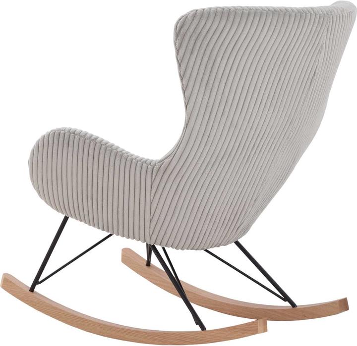 Produktbild SalesFever Schaukelstuhl Texturstoff grau