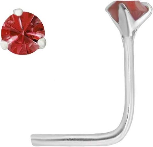 Produktbild Bijouteria Nasenpiercing (Silber 925, Kristall)