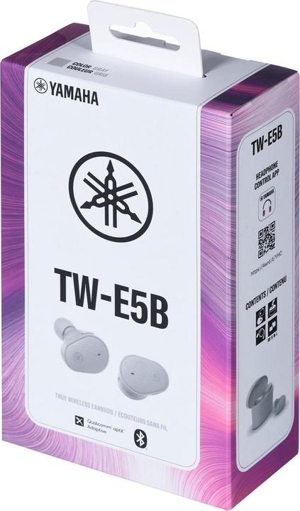 Image du produit Yamaha TW-E5B-GY Casque TWS sans fil, couleur grise (ANC, 30 h, Filaire)