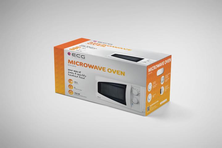 Actual product image ECG MTM 2070 W, 20 L, 700 W, Baltas (20 l)