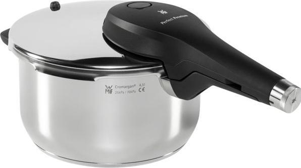 Produktbild WMF Schnellkochtopf 4,5l Dampfkochtopf Perfect Premium Induktion Edelstahl 18/10 (Dampfkochtopf, Edelstahl, 22 x 13.50 cm)