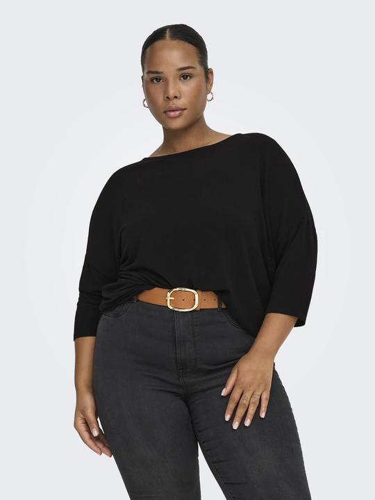 Immagine prodotto Only Top curvy dal taglio ampio con maniche a 3/4 (54, XL)