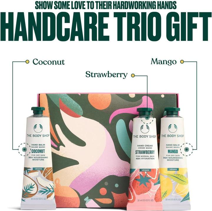 Actual product image The Body Shop HAND CARE TRIO CASE 3-tlg (90 ml)
