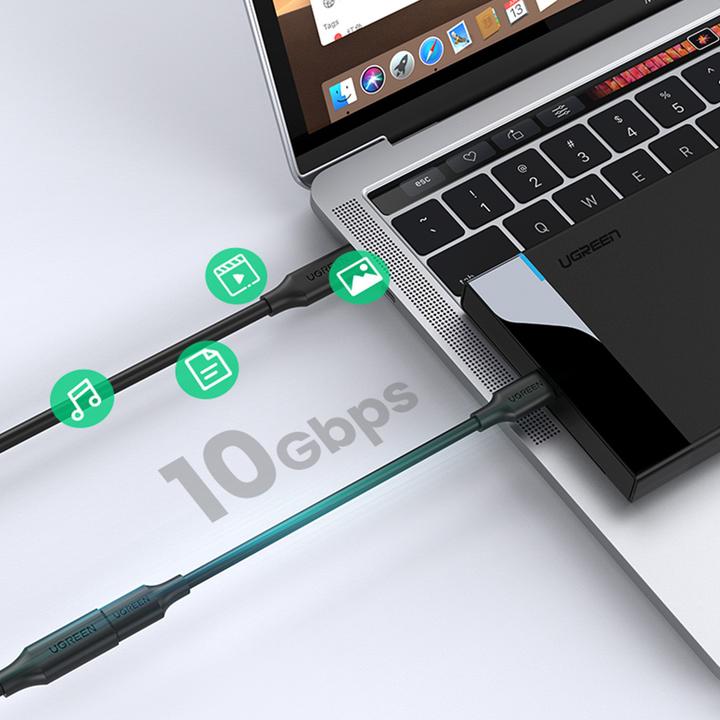 Actual product image Ugreen USB C – USB C (1 m, USB 3.2 Gen 2, 100 W)