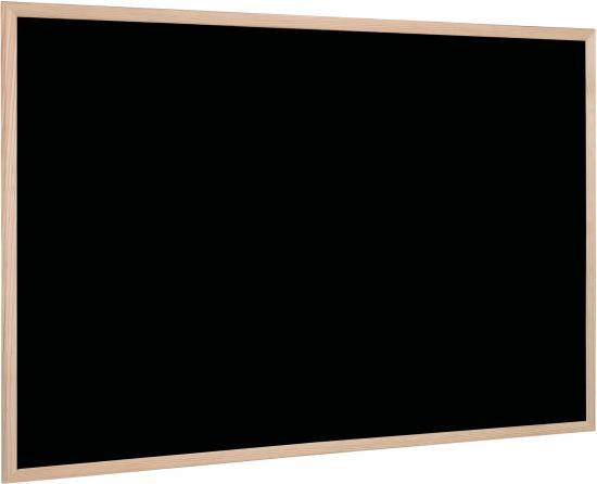 Productafbeelding Bi-Office Krijtbord, natuurlijk hout, zwart, 600 x 400 mm (40 x 40 cm)