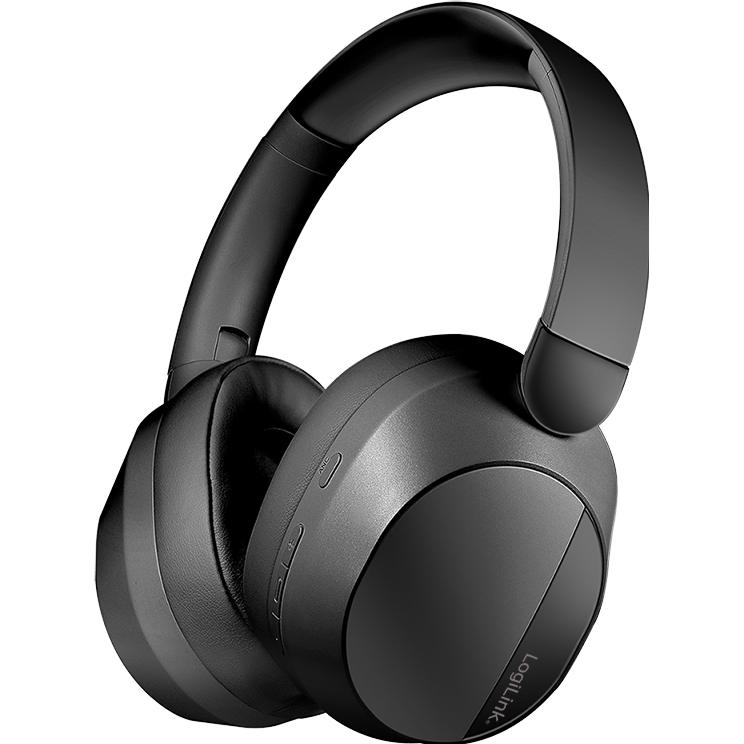 LogiLink Prüfen (Senza fili), Cuffie da gaming, Nero