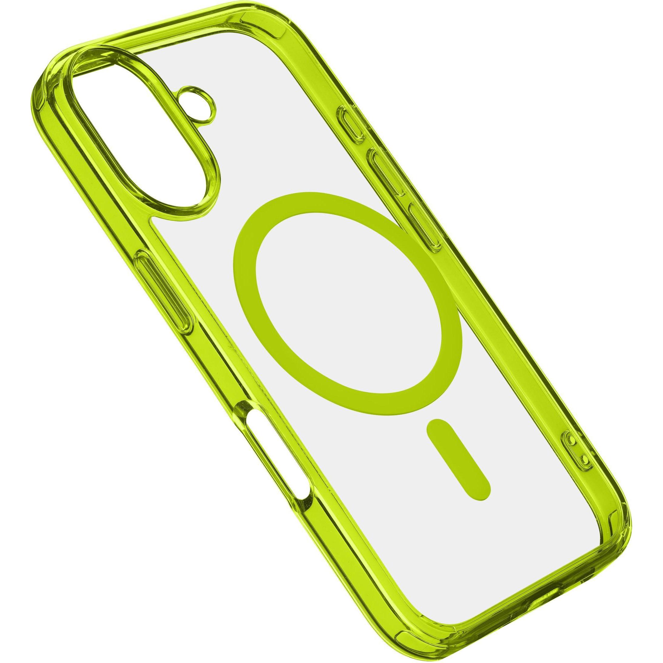 Cellularline Iconic Mag (Apple iPhone 16), Smartphone Hülle, Grün
