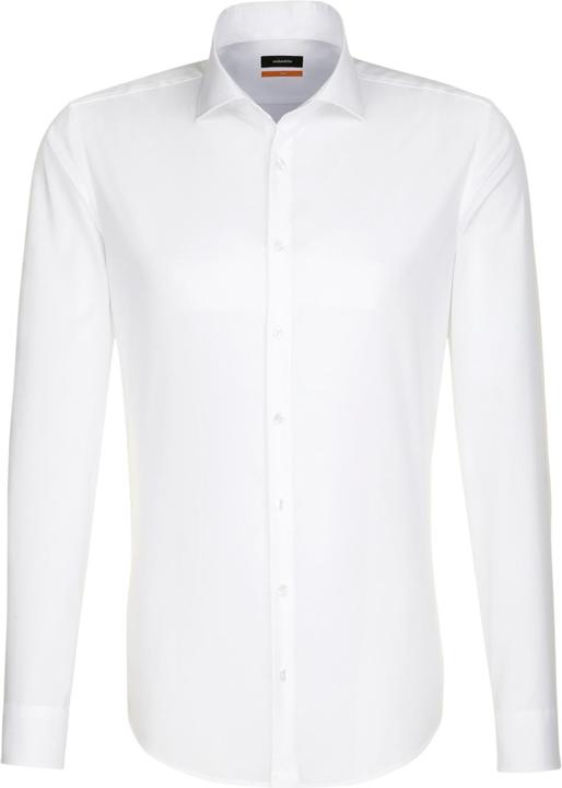 Immagine prodotto Seidensticker Camicia Slim Fit Kent ELA bianca non stirata (38)