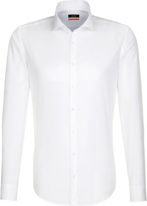 Immagine prodotto Seidensticker Camicia Slim Fit Kent ELA bianca non stirata (40)