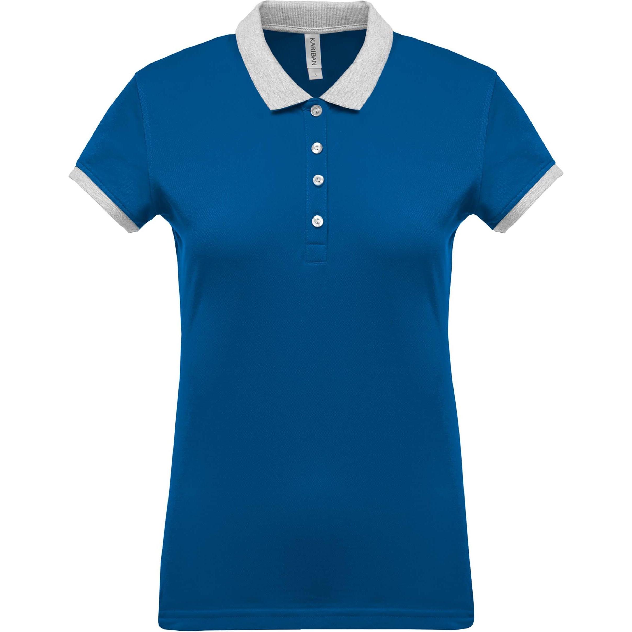 Thumbnail - Kariban, Damen, Shirt, mélange bicolore, Rot, (L)