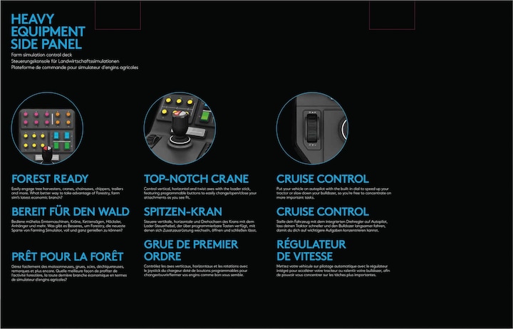 Actual product image Logitech G Saitek Farm Sim Vehicle Side Panel (PC)