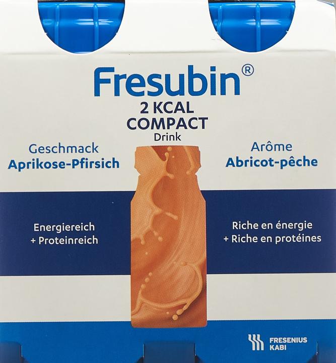 Image du produit Fresubin 2 kcal Compact Drink abricot-pêche 4 x 125 ml (Pêche, Abricot, 4 x)