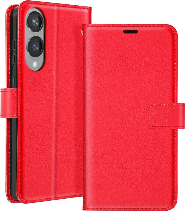 Produktbild Mayaxess VintageFlip Red Collection (Samsung Galaxy S25 Edge)