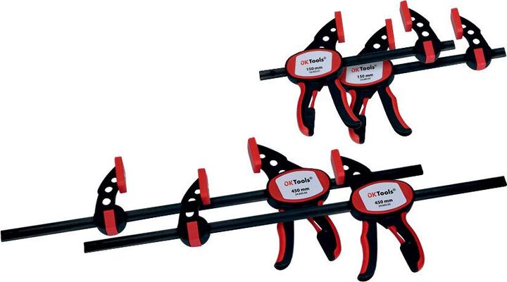 Actual product image OK-Line Einhandzwinge Set à 4 Stück (450 mm)