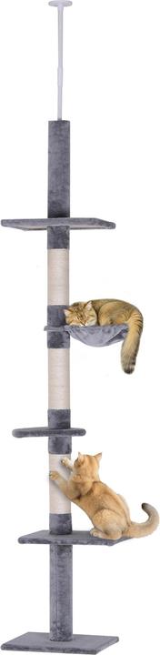 Actual product image PawHut Cat tree height adjustable (Dgrey)