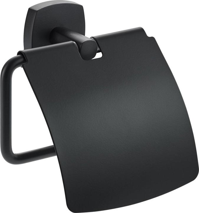 Actual product image Diaqua Paper holder with lid black mat