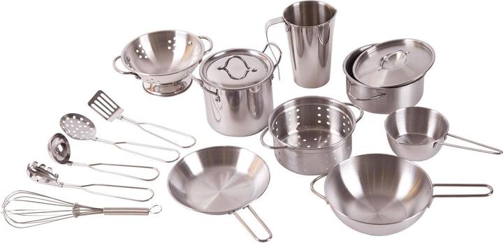 Immagine prodotto Classic World Set di padelle in acciaio inox, 15 pezzi.