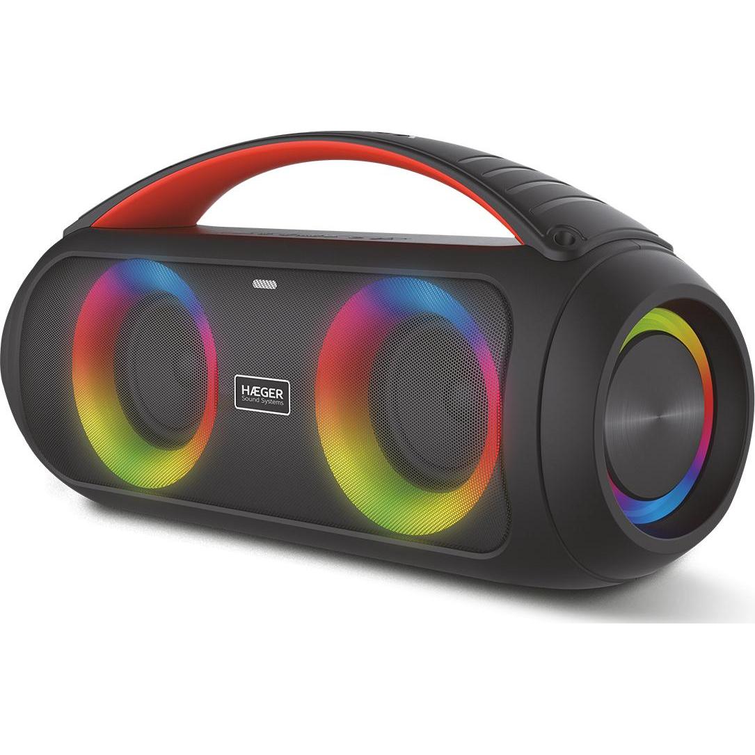 Haeger Cool Boom (29 h), Bluetooth Lautsprecher, Schwarz
