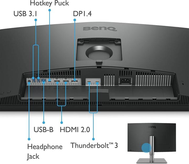 Actual product image BenQ PD2725U (3840 x 2160 Pixels, 27")