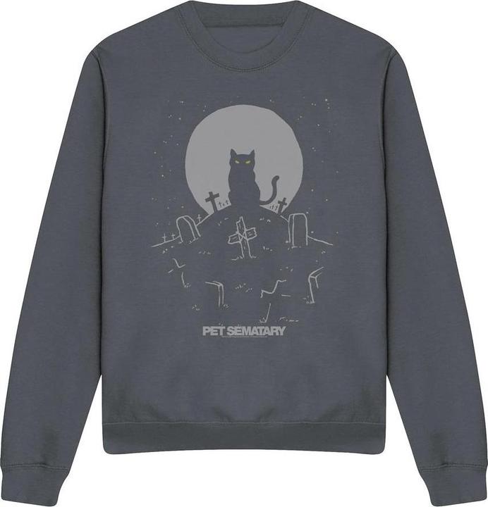 Immagine prodotto Pet Sematary Cat With Tombstones Felpa Adulto Unisex (M)