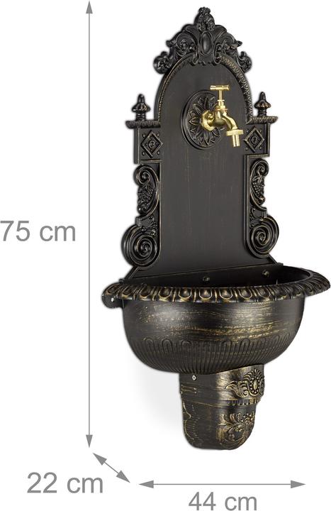 Image du produit Relaxdays Fontaine mural antique, X L