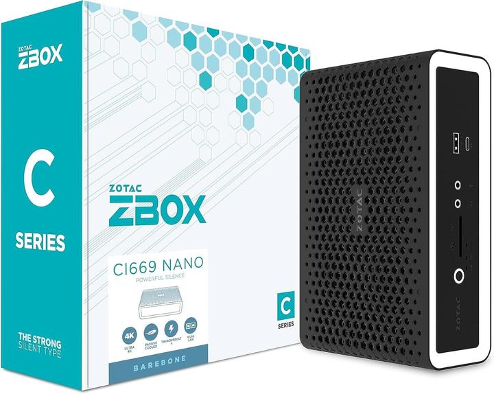 Productafbeelding Zotac ZBOX CI669 nano (Intel Core i7-1355U)