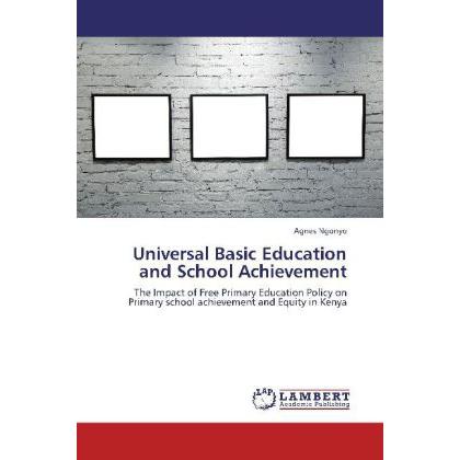 Universal Basic Education and School Achievement, Fachbücher