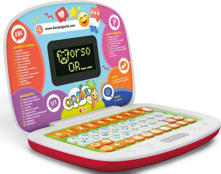 Actual product image Lisciani Carrot Laptop Educational (3 - 6 years)