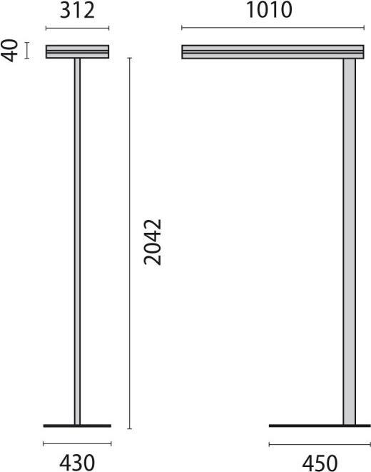Produktbild PiL LED-Stehleuchte 4000K 8740761138411