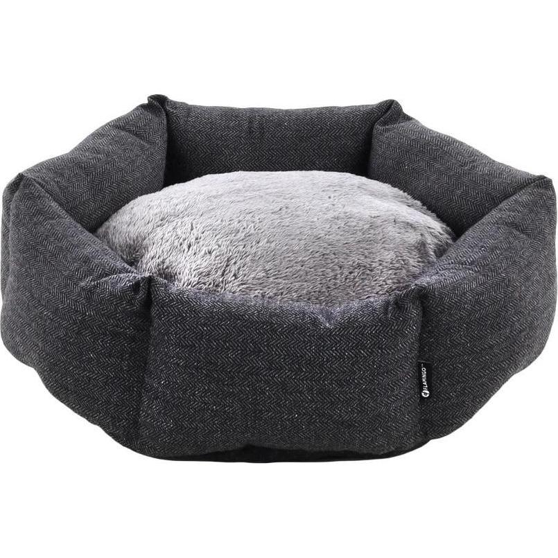 Flamingo Basket elvira round grey 50CM - (540058517398) (Hund), Hundebett + Katzenbett