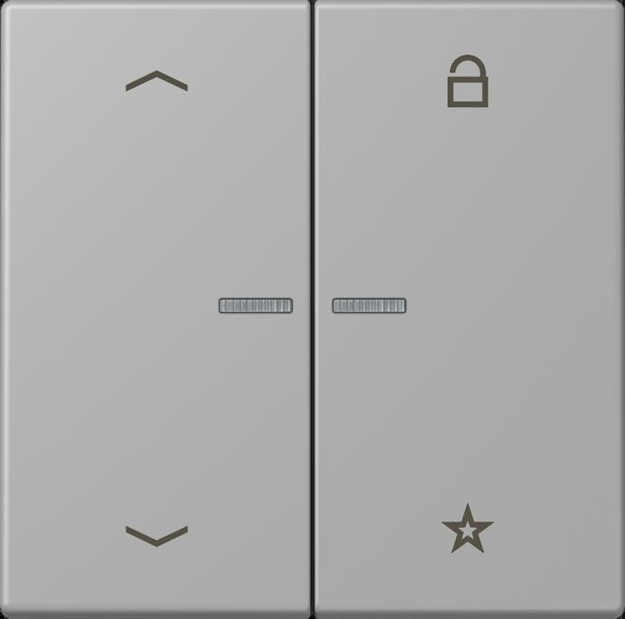 Actual product image JUNG eNet push-button Universal 1f.