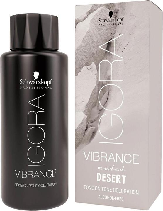 Schwarzkopf Professional Igora Vibrance Muted Desert 7-24 biondo medio Ash Beige 60 (7-24 Biondo Medio Cenere Beige)