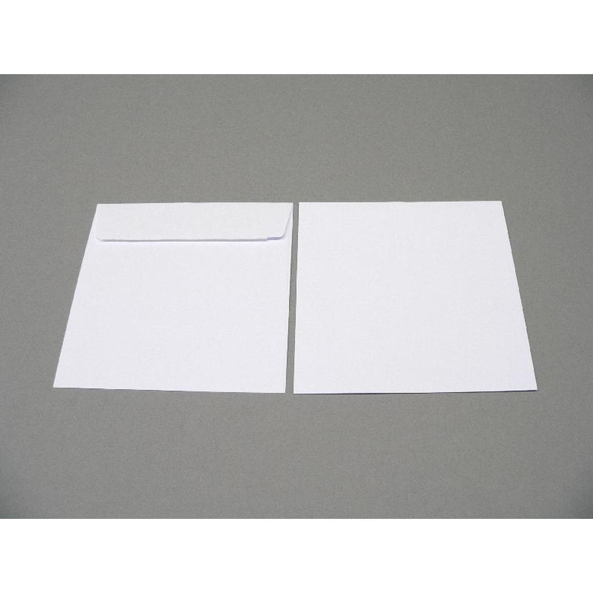 Thumbnail - Blanke, Briefumschlag, Briefumschläge 140x140mm 100g/qm haftklebend VE=100 Stück weiss (100 x)