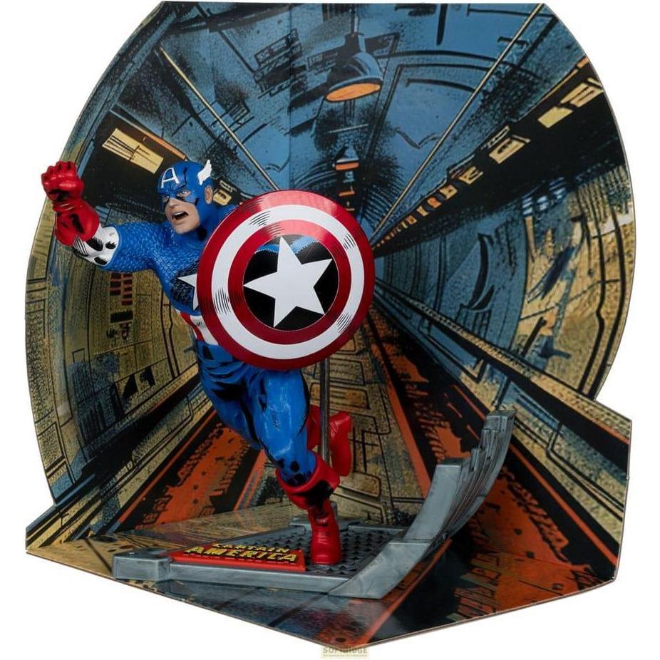 McFarlane Marvel Collection PVC Statue 1/10 Captain America (Captain America #100) 12 cm