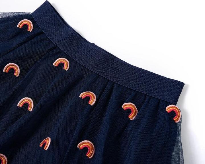 Produktbild VidaXL Kinderrock mit Tüll Marineblau 116,Aussenmaterial: 100 (116)