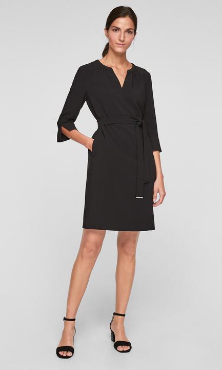 Produktbild S.Oliver Kleid Elegantes Stretchkleid mit Gürtel (44)