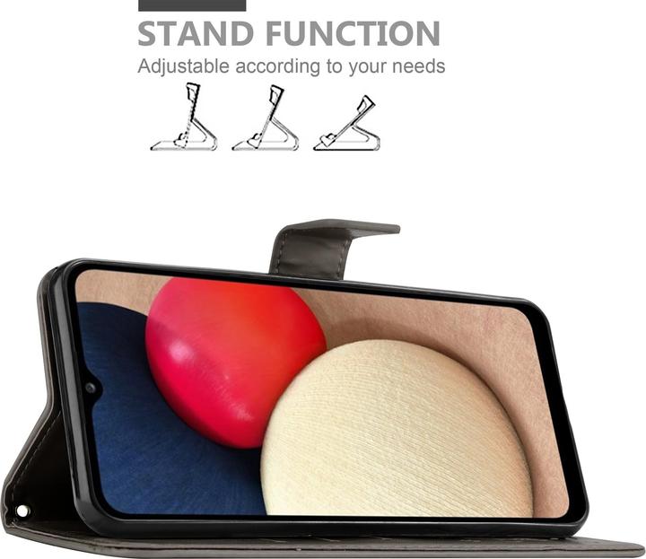 Produktbild Cadorabo Flower Book Cover (Samsung Galaxy A02s)