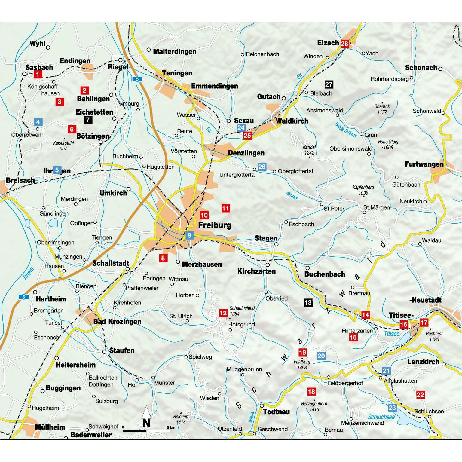 Thumbnail - Erlebnis-Wanderungen in und um Freiburg, Ratgeber von Lars Freudenthal