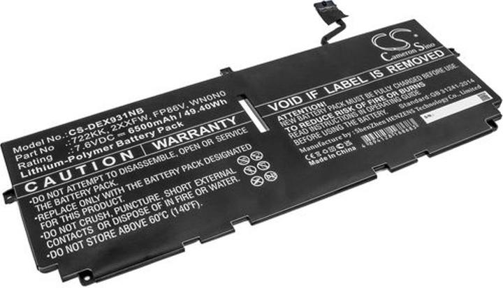 Immagine prodotto NoName Batteria per Dell XPS 13 9300 i5 FHD ecc. (4 cubicoli)