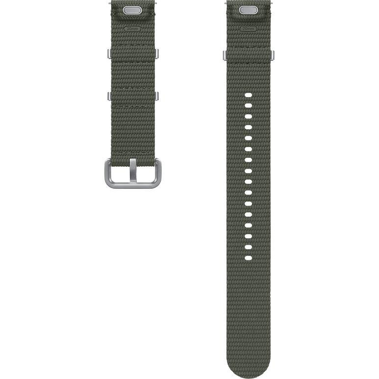 Samsung ET-SOL30SKE Galaxy Watch 4/5/6/7 Stylish Sport Strap 20mm S/M Green (20 mm), Cinturini per orologi, Verde