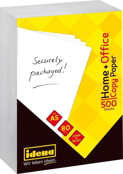 Idena Carta copiativa A5 80g bianca 500 fogli Casa (A5, 80 g/m²)
