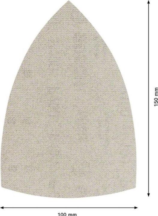 Image du produit Bosch Professional Zubehör Filet de ponçage pour ponceuse multiple EXPERT M480, non perforé, grain 100 (L x l) 150 mm 10 pcs. (100)