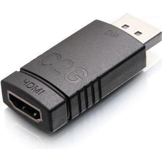 C2G Adapter DisplayPort™ auf HDMI - 4K 30 Hz (HDMI), Data + Video Adapter, Schwarz