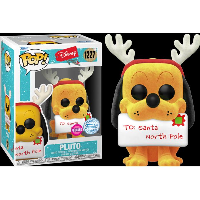 Thumbnail - Funko POP! Disney Winter Holiday Pluto Floquée