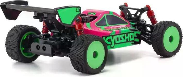 Produktbild Kyosho Buggy Mini-Z Inferno MP9 TKI13 4WD Grün / Pink, ARTR, 1:27 (RTR Ready-to-Run)