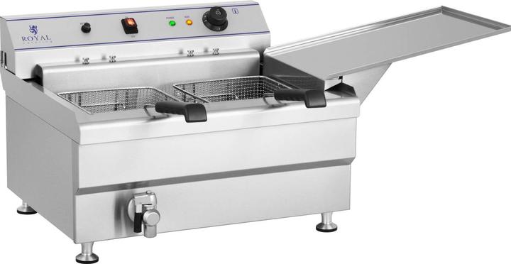 Produktbild Royal Catering Fettbackgerät Backgerät Friteuse Gastro Elektro Fritteuse 400 V 36 L 2
