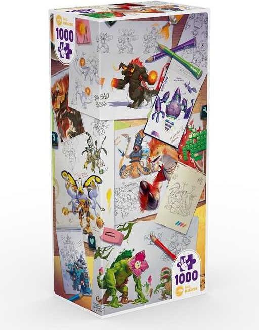 Immagine prodotto Iello Puzzle 1'000 pièces - - Making of Monsters (1000 pezzi)