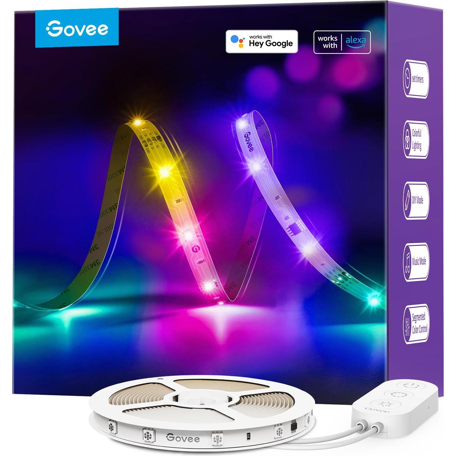 Govee, LED Streifen, Basic (Mehrfarbig, 1000 cm, Indoor)